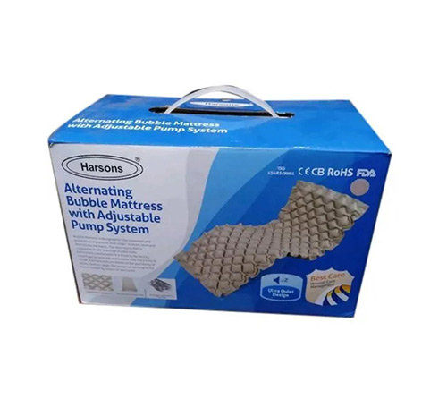 Alternating bubble mattress with adjustable pump system